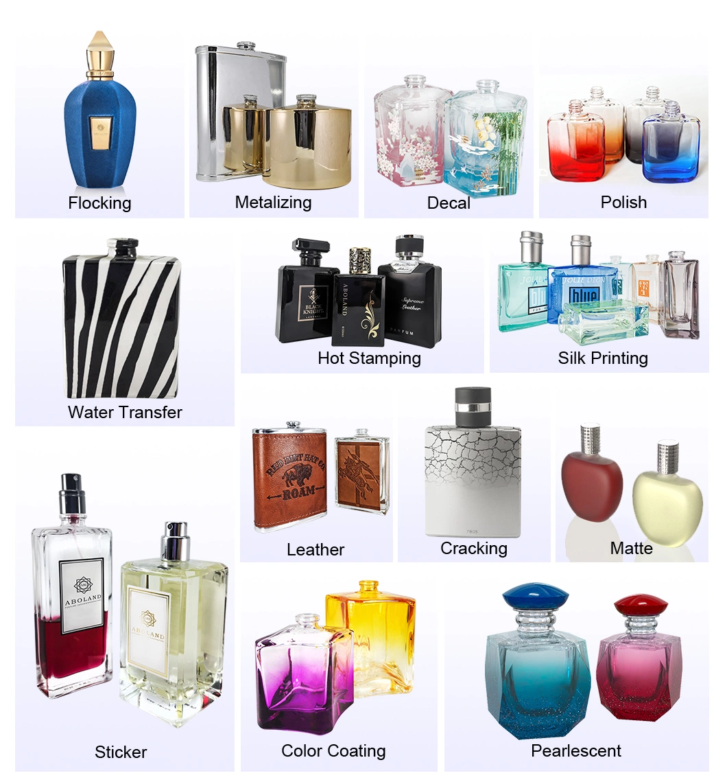 Factory New Design Glass Packaging Special Irregular Shape Perfume Bottle