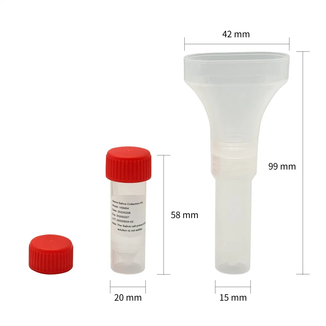 Hirikon Saliva and Blood Collection Tubes for DNA Testing in Science Labs and Hospitals
