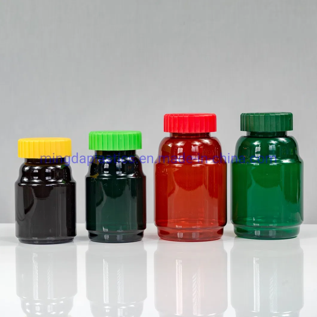 Irregular Shape 750ml Pet Cacium/Capsule/Medicine/Food Grade Plastic Packaging Bottle