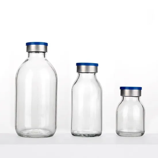 Moulded Saline Pharmaceutical Soda Lime Glass Bottle Vials for Injection