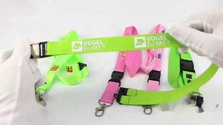 Hot Customized Nylon Material Silk Printing Lanyard Printing