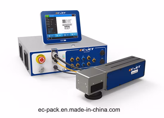 Fiber Laser Printing Expiry Date on Bottle (EC