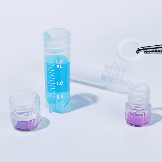 2.0ml Cryogenic Vials Sterile Rnase and Dnase Free Disposable Side
