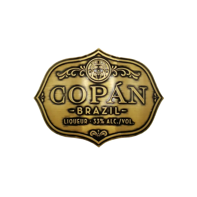 Custom Roll Logo Luxury Waterproof Packaging Bottle Gold Foil Labels Biodegradable Stickers Printing for Food