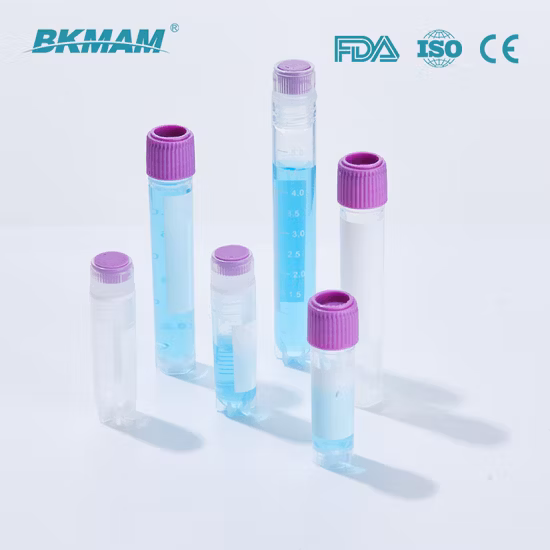 Laboratory 2ml Cryogenic Vials Internal Thread Cap